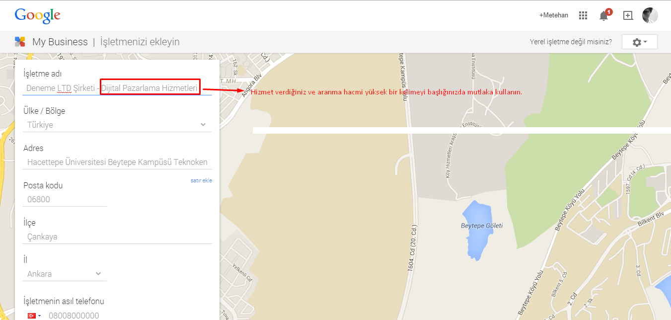 google işletmeler 3