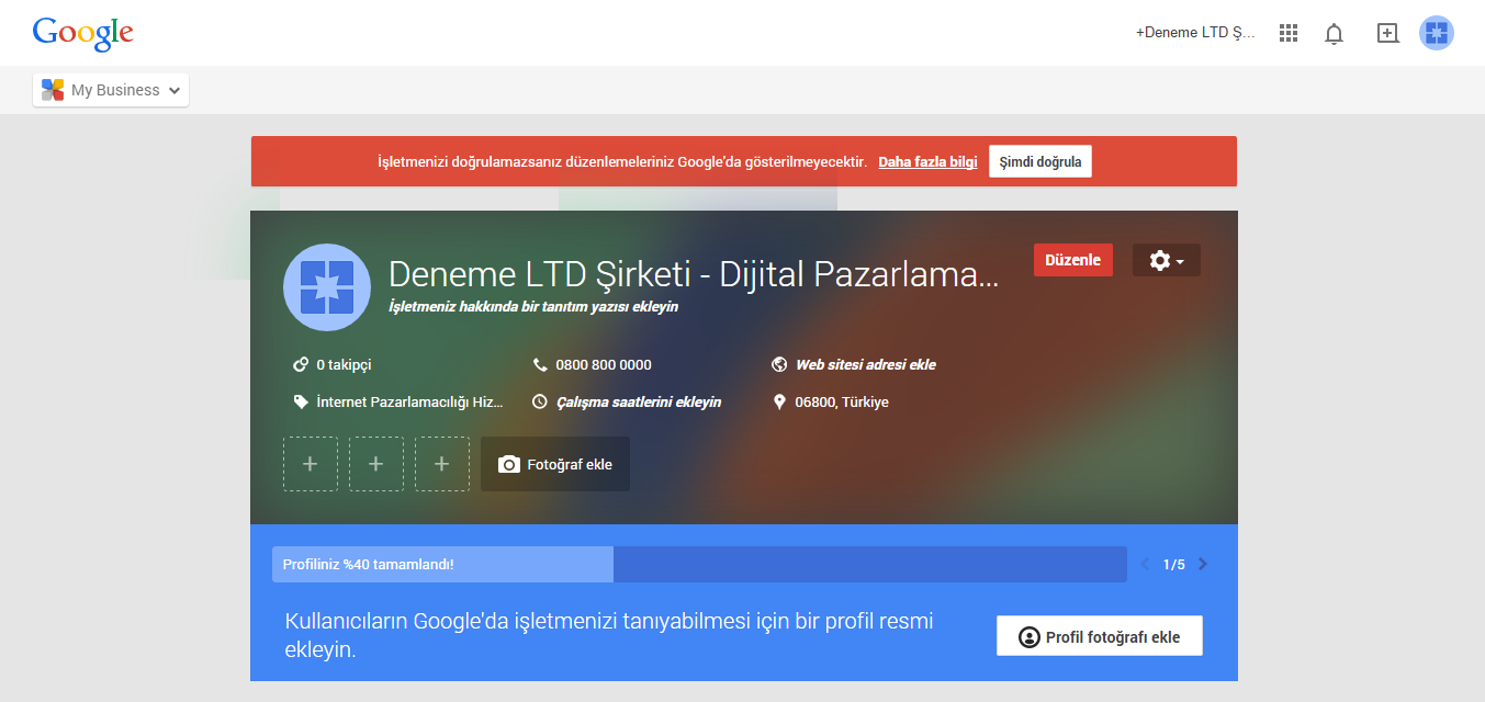 google işletmeler 6