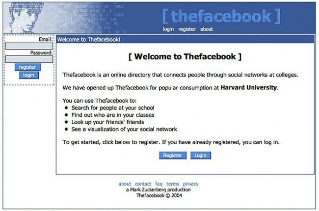 theFacebook.com/2004